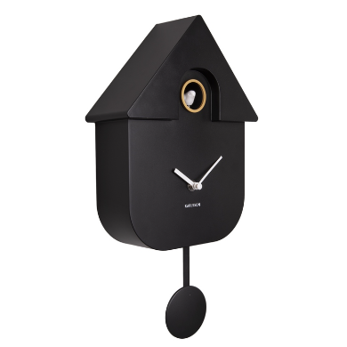Karlsson modern cuckoo clock black