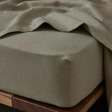 Ravello fitted sheet caper king