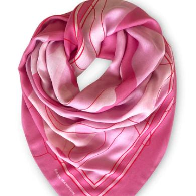 The Rose cashmere modal scarf