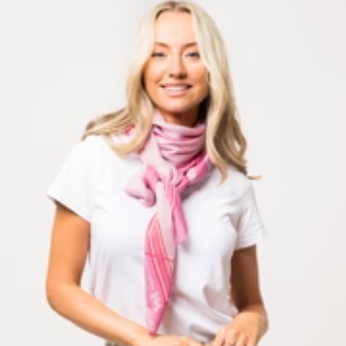 The Rose cashmere modal scarf 1