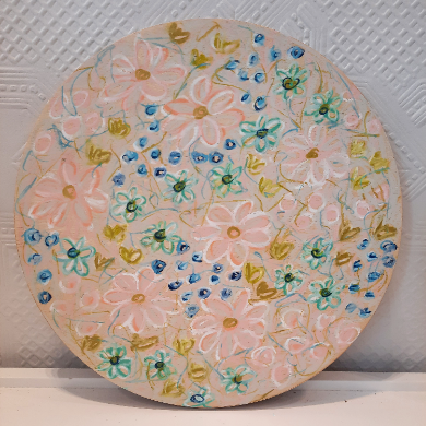 Floral wall dot 30cm Pippy 1